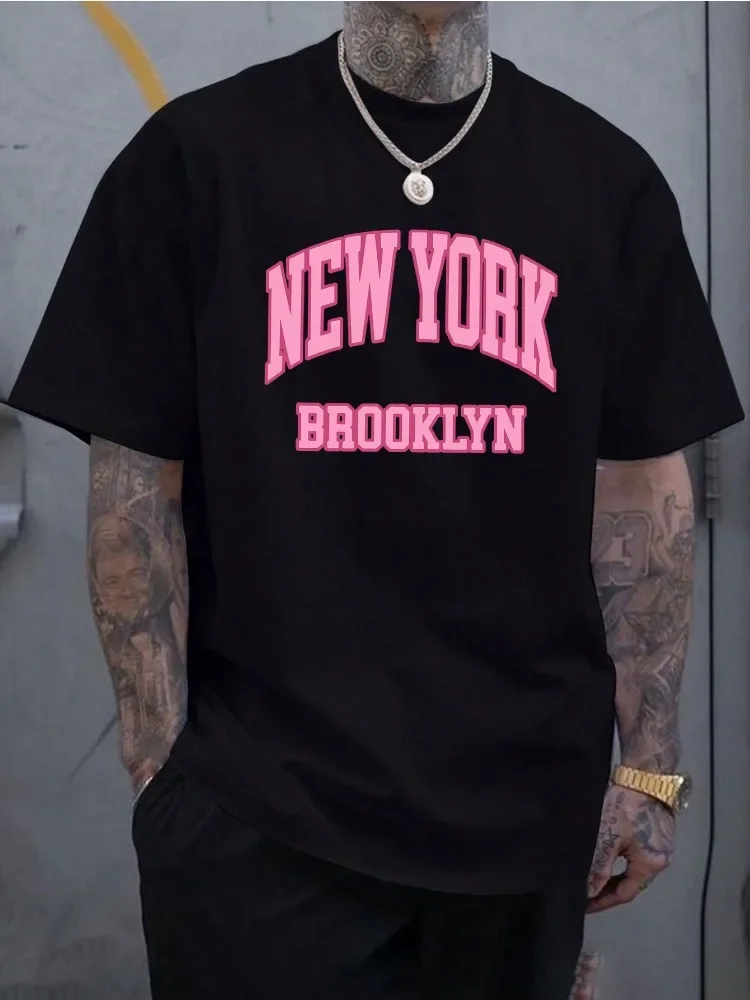 Street Fashion Of New York - Kaus Lengan Pendek Katun Musim Panas