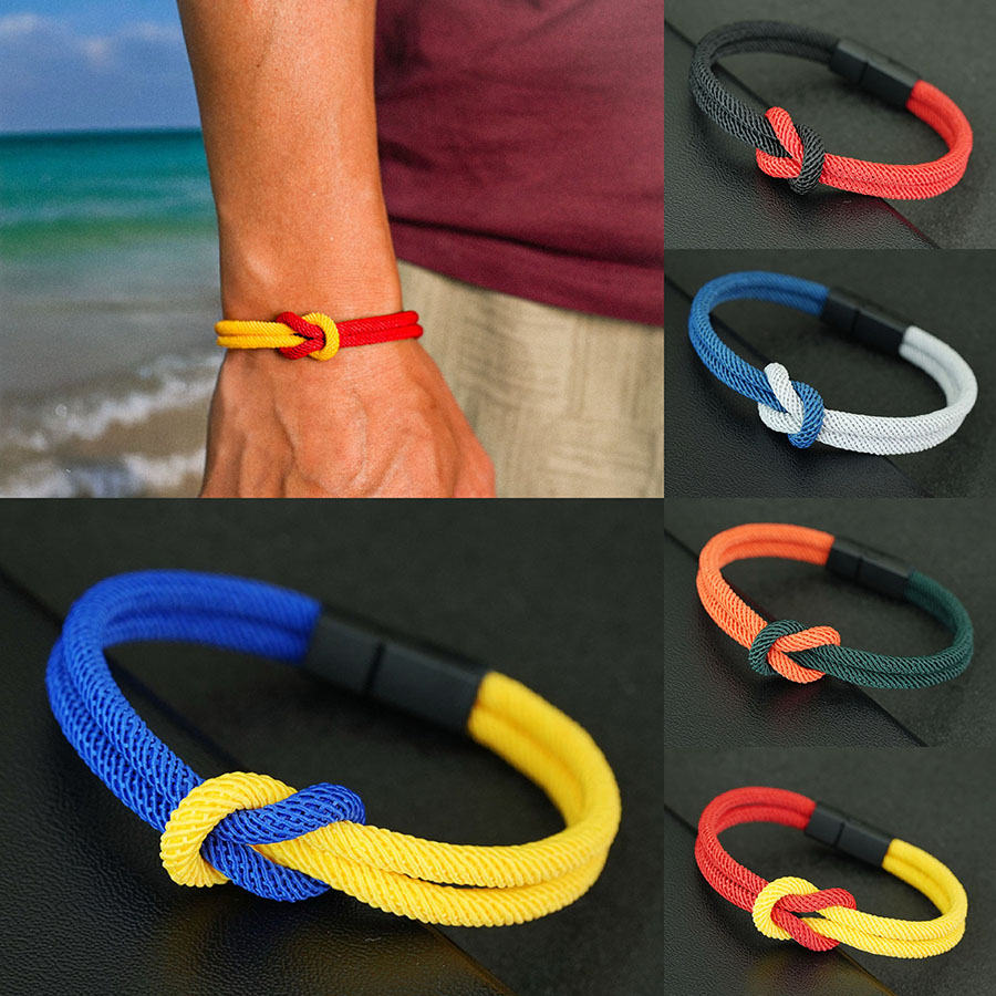 Street Fashion Of Milan - Gelang Tali Pria 5 Gaya Simpul
