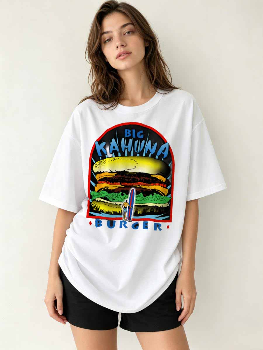 Street Fashion Essentials - Kaos T-Shirt Efek Warna Gradasi Musim