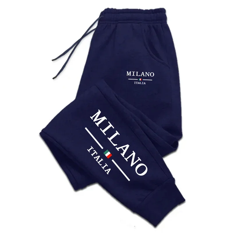 Street Fashion Of Milan - Celana Olahraga Pria Gambar Milan Celana