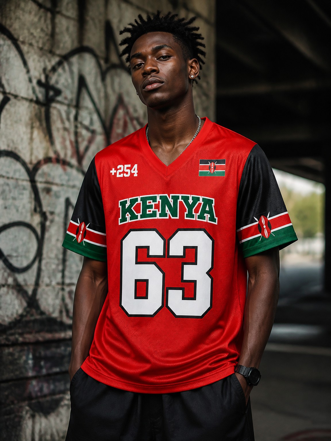 Street Fashion Kenya - Kaos Pria Lengan Pendek Gaya Hip