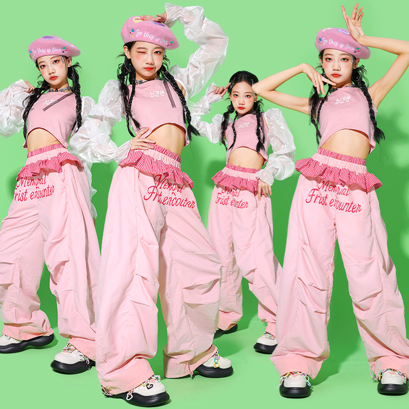 Street Fashion Outfit Girl - Pakaian Tari Jazz untuk Anak Perempuan