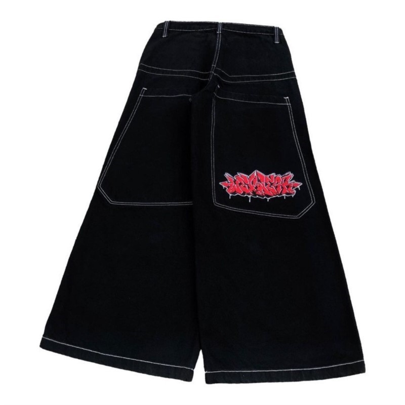 Street Fashion Hip Hop - Celana Jeans Longgar Ukuran Besar Hip