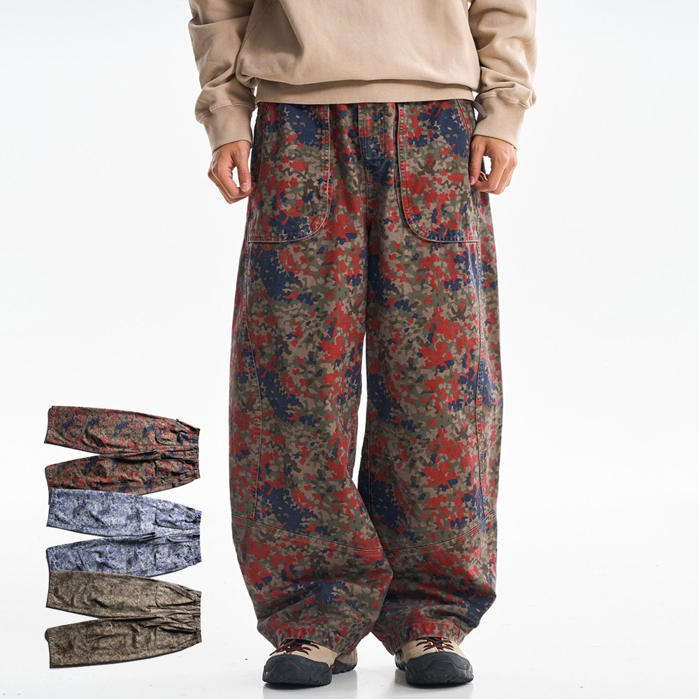 Street Fashion Hip Hop - Celana Kargo Katun Cetak Berkualitas Tinggi