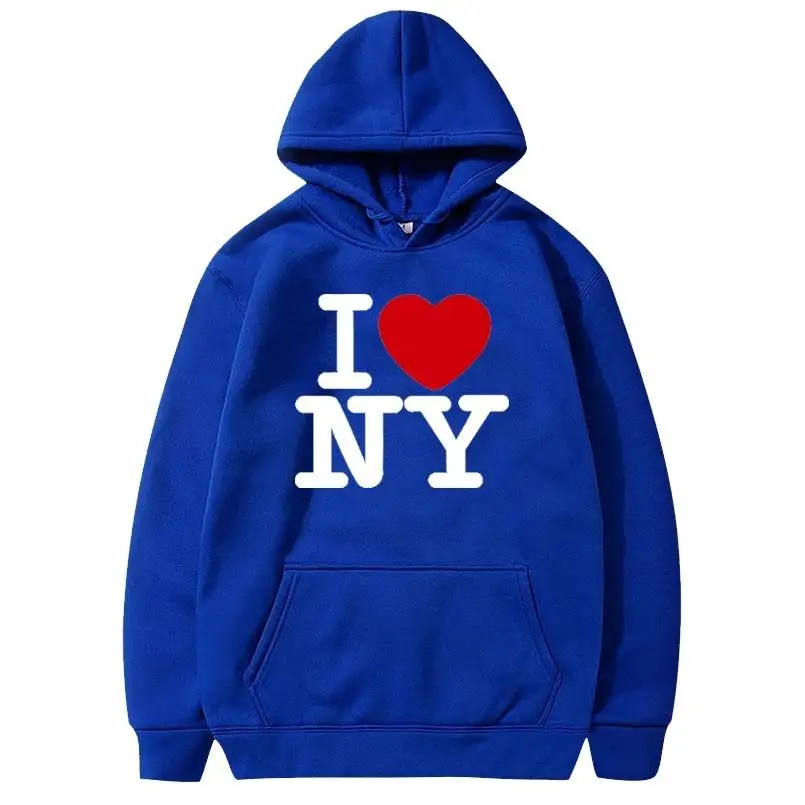 I Love New York hoodie bertudu - Street Fashion Of New York ulasan dan harga