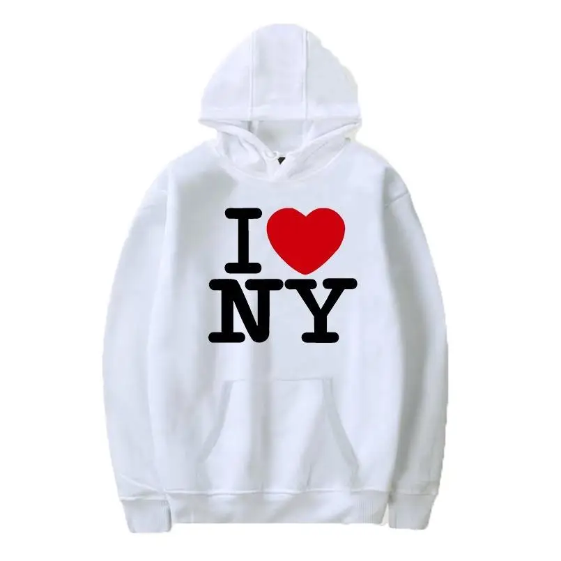 I Love New York hoodie bertudu - Street Fashion Of New York ulasan dan harga