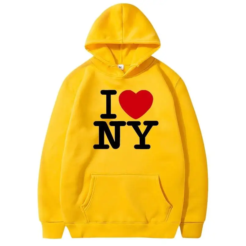 I Love New York hoodie bertudu - Street Fashion Of New York ulasan dan harga
