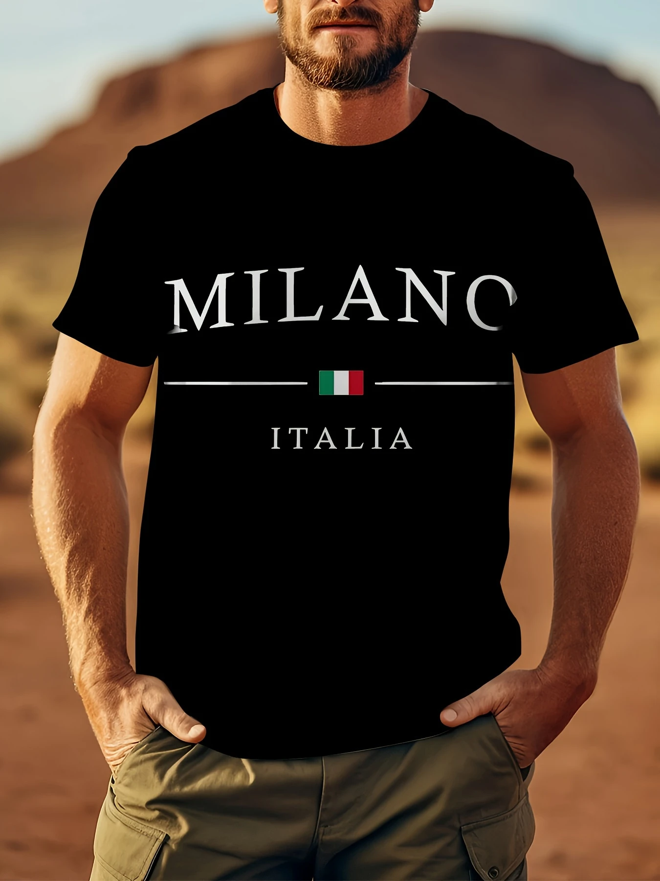 Milan Italia Kaos Olahraga Pri - Street Fashion Of Milan ulasan dan harga