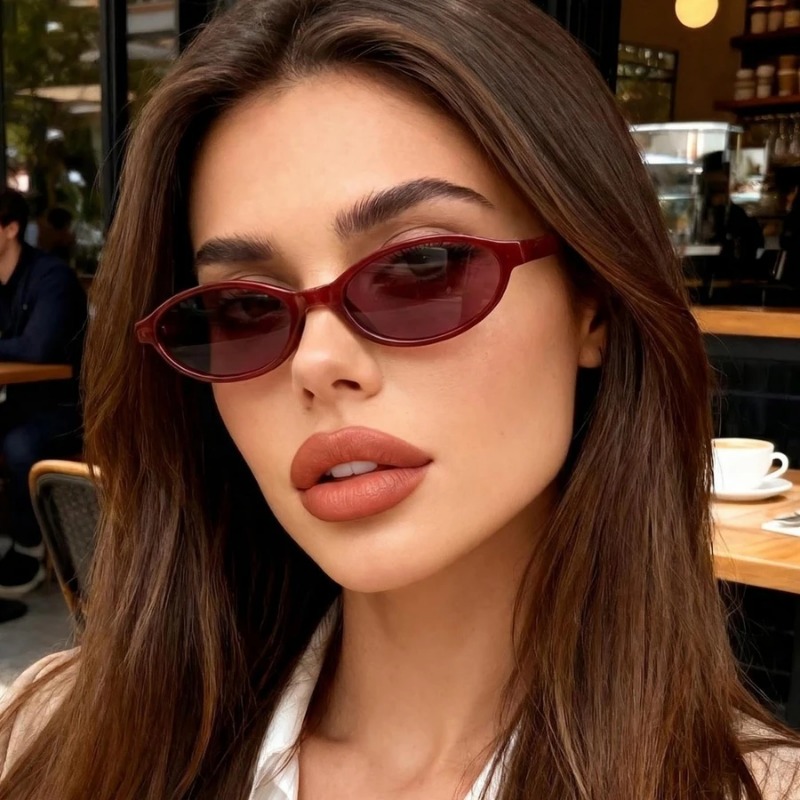 Kacamata Hitam Cat Eye Retro S - Street Fashion Glasses ulasan dan harga