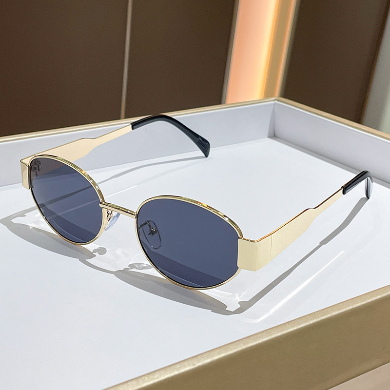 Kacamata Hitam Bingkai Bulat T - Street Fashion Glasses ulasan dan harga