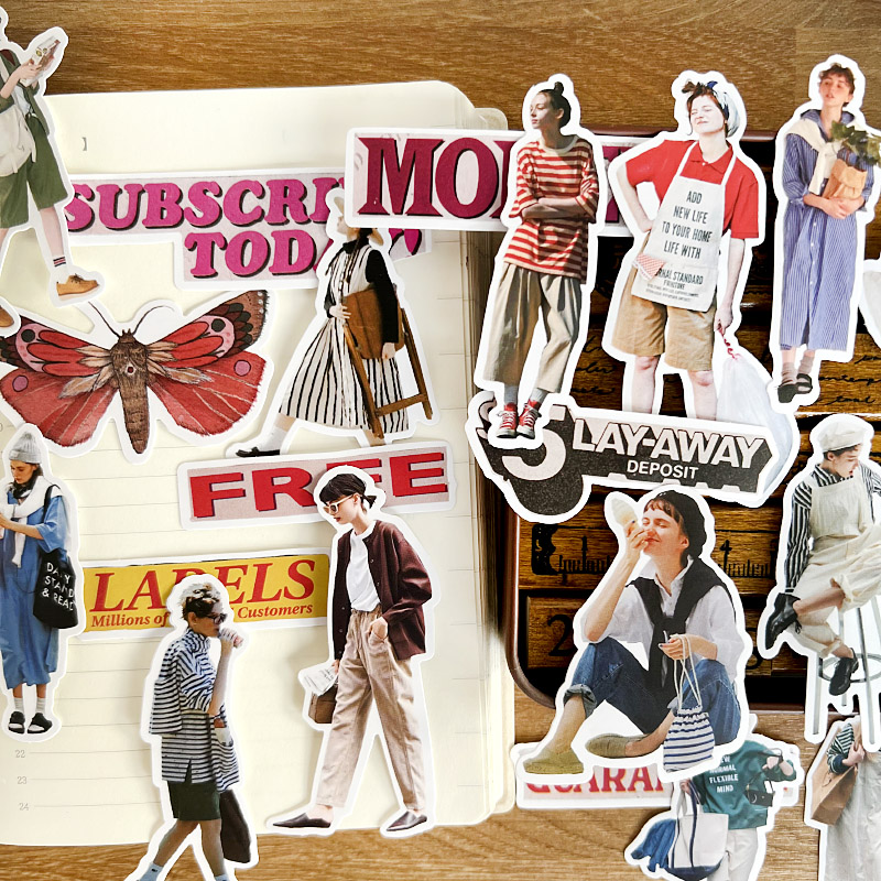 26pcs Stiker Majalah Wanita Be - Street Fashion Magazines ulasan dan harga