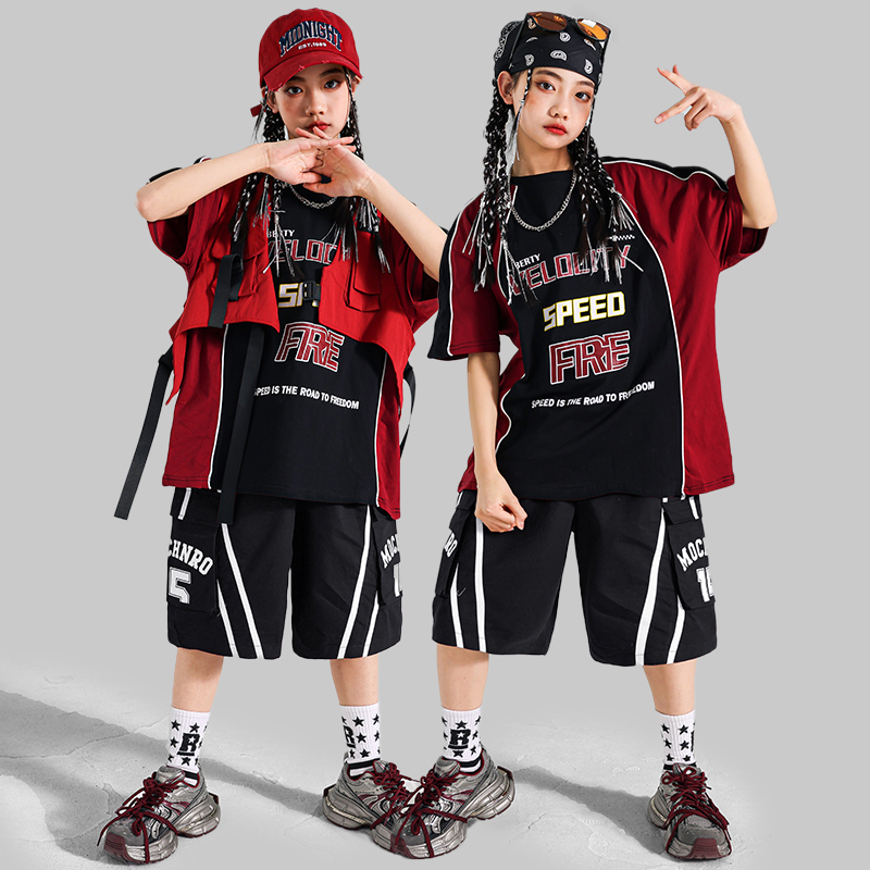 Set Pakaian Celana Pendek T-sh - Street Fashion Outfit Girl ulasan dan harga