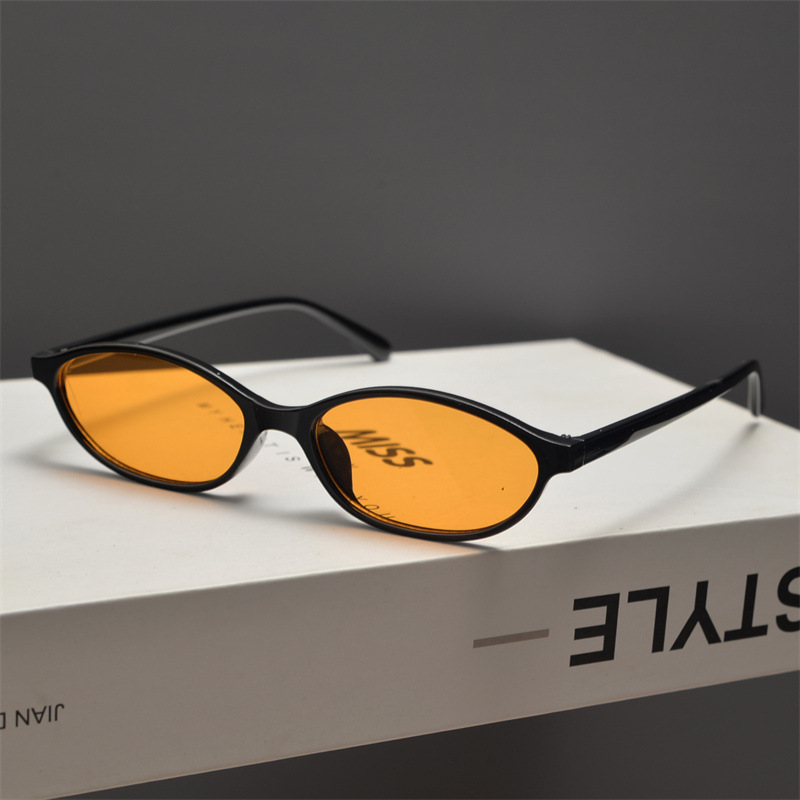 Kacamata Hitam Oval Cat Eye Re - Street Fashion Glasses ulasan dan harga