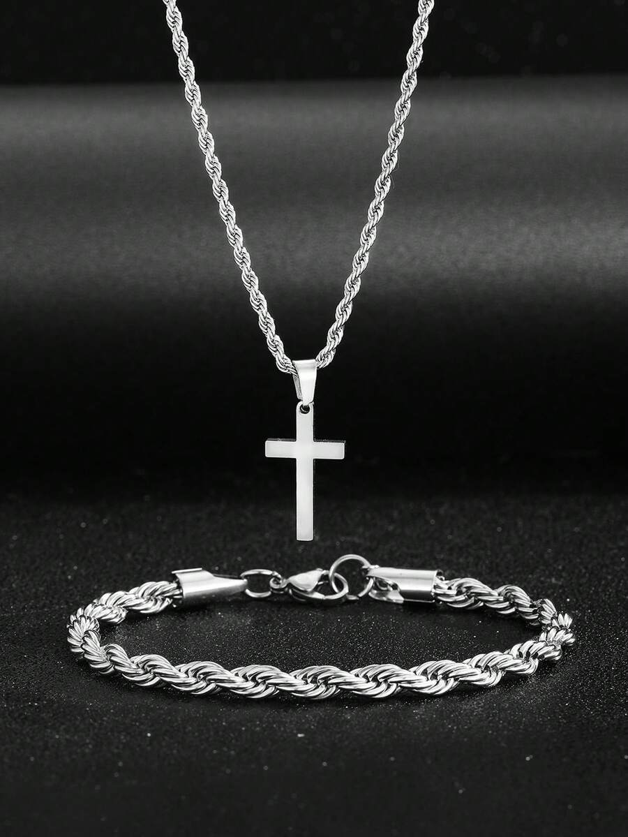 1 Set Kalung dan Gelang Lionti - Street Fashion Hip Hop ulasan dan harga