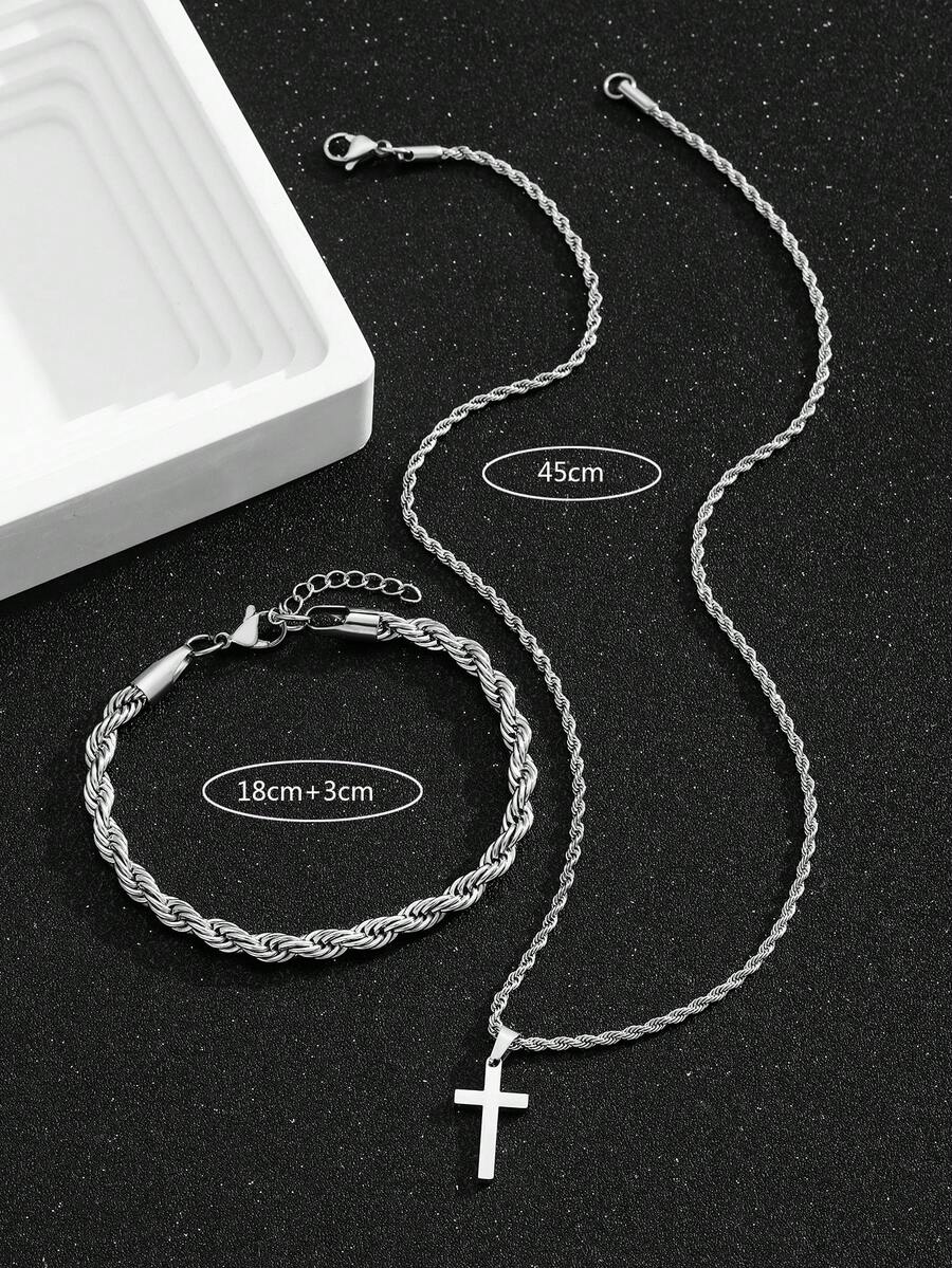 1 Set Kalung dan Gelang Lionti - Street Fashion Hip Hop ulasan dan harga