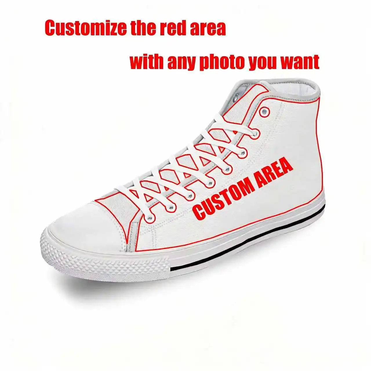 Sepatu Sneakers High Top Custo - Street Fashion Hip Hop ulasan dan harga