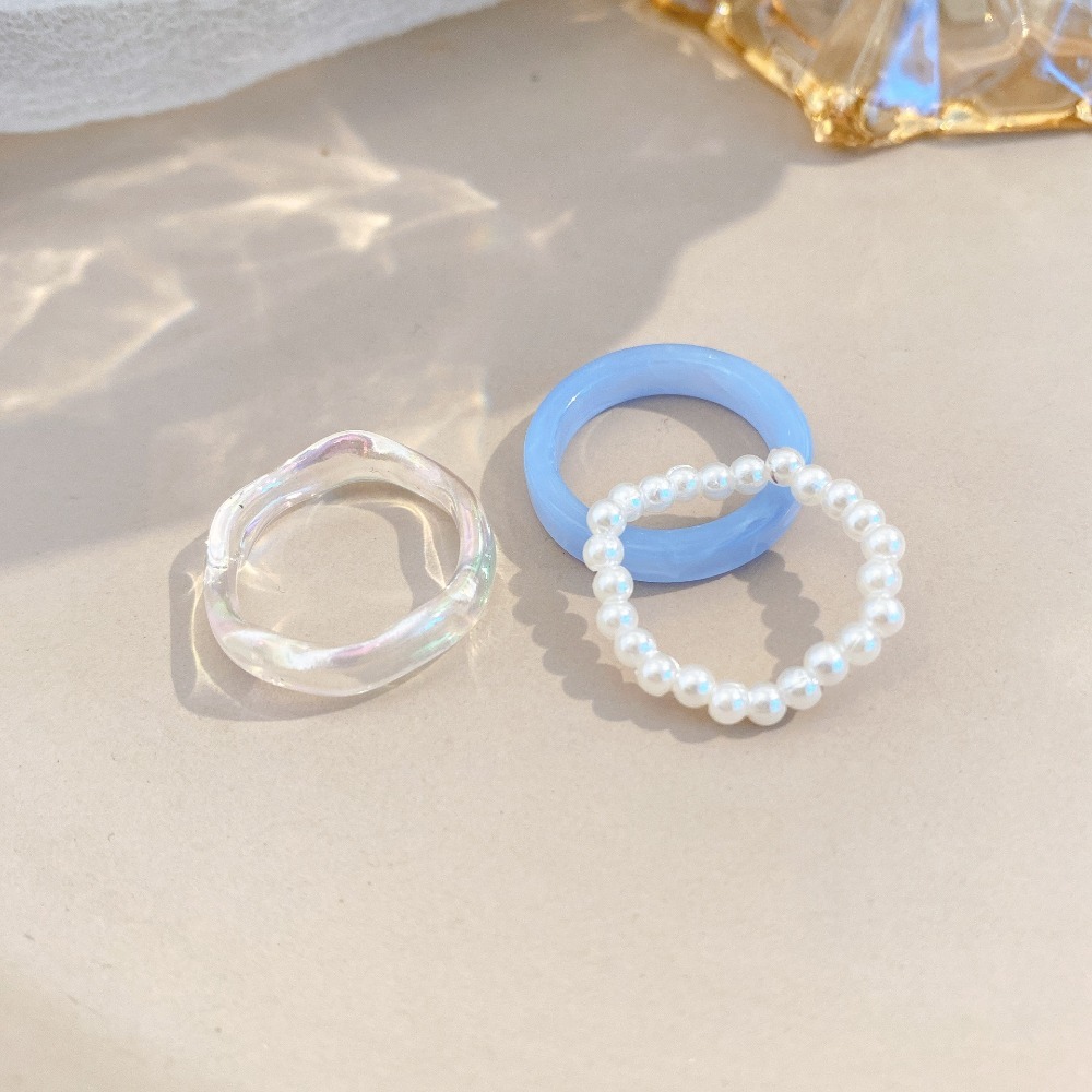 Manik-manik Akrilik, Cincin Re - Street Fashion Essentials ulasan dan harga