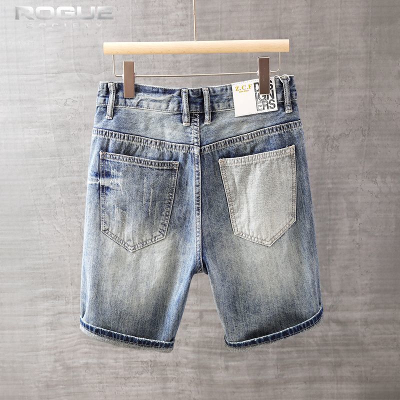 Celana Pendek Denim Gaya Korea - Street Fashion Hip Hop ulasan dan harga