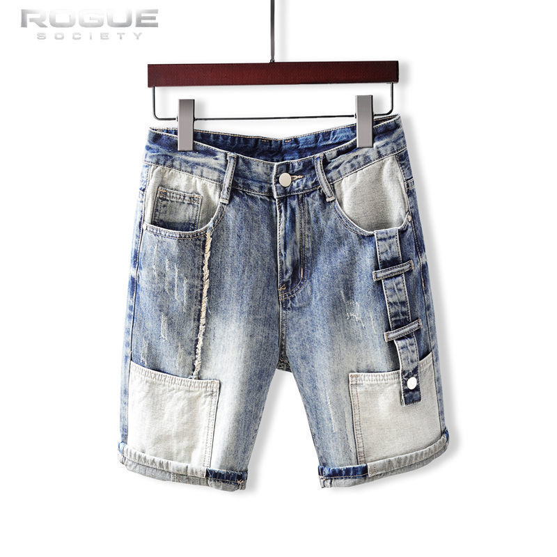 Celana Pendek Denim Gaya Korea - Street Fashion Hip Hop ulasan dan harga