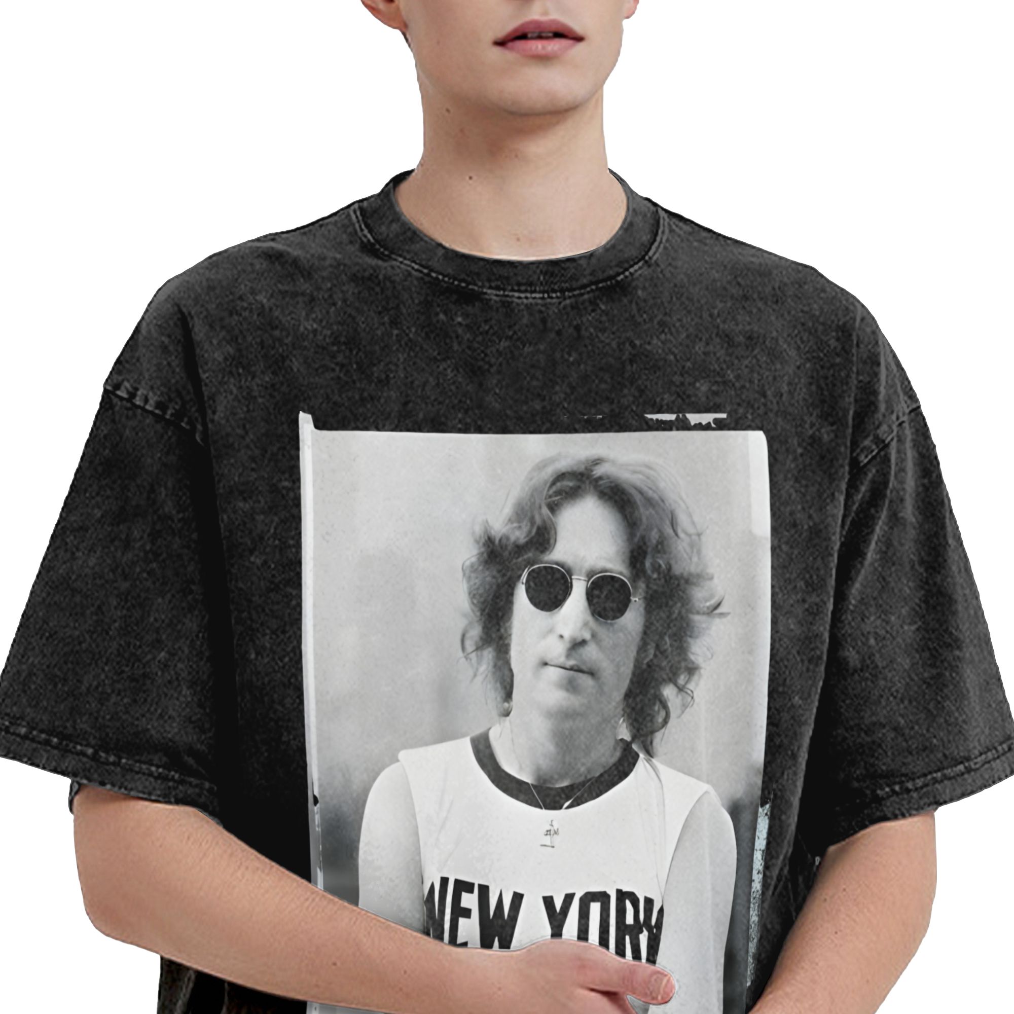 Kaos Harajuku John Lennon 1972 - Street Fashion Of New York ulasan dan harga