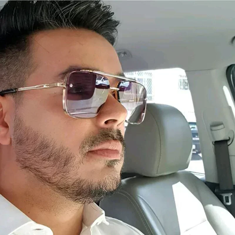 Kacamata Hitam Persegi Besar W - Street Fashion Glasses ulasan dan harga