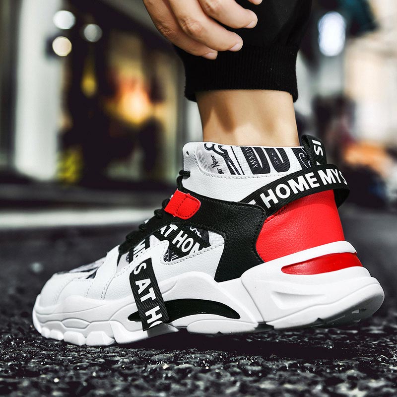 Sneakers Pria Chunky Atasan Ti - Street Fashion Online Shopping ulasan dan harga