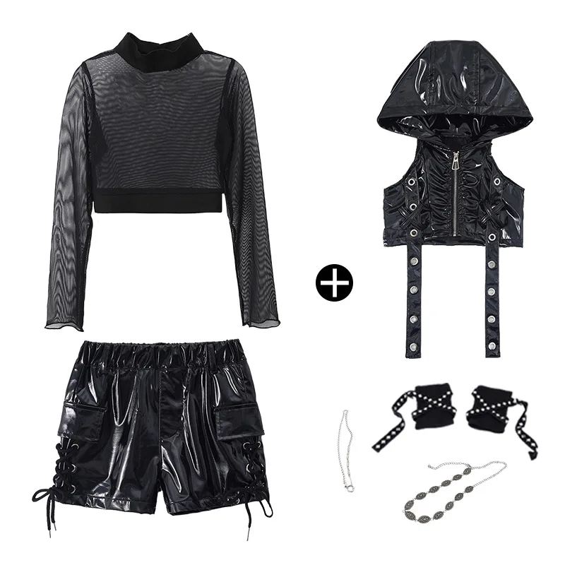 Set Kostum Tari Jazz Payet Ana - Street Fashion Outfit Girl ulasan dan harga
