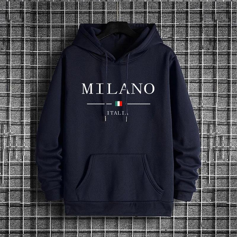 Hoodie Pria Fashion Milan Ital - Street Fashion Of Milan ulasan dan harga