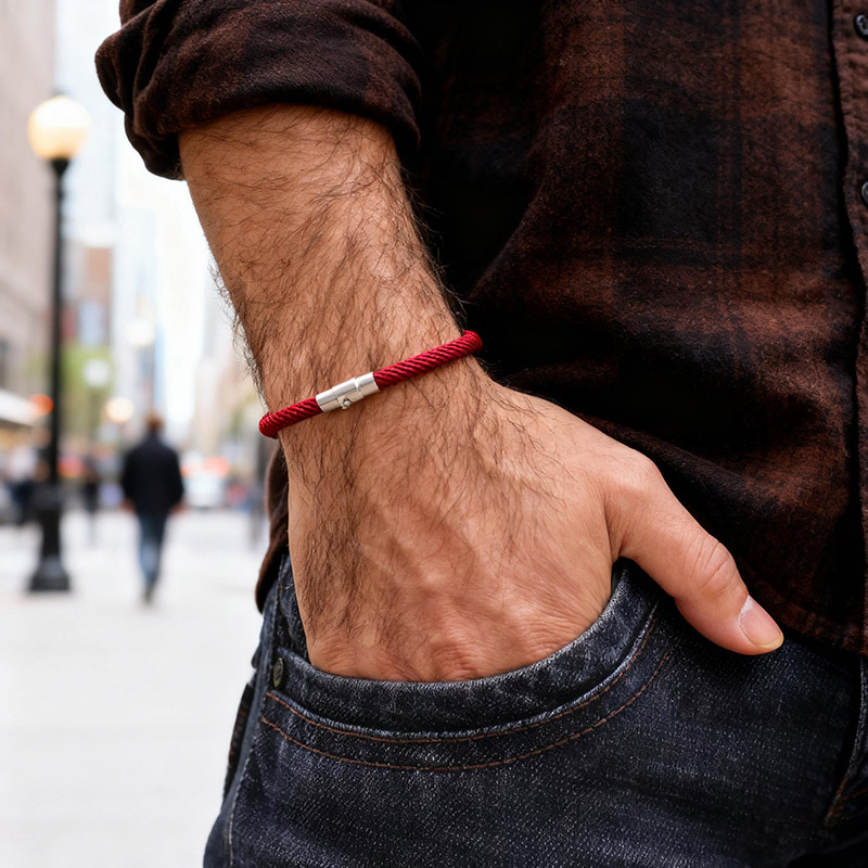 Gelang Tali Rajut Buatan Tanga - Street Fashion Of Milan ulasan dan harga
