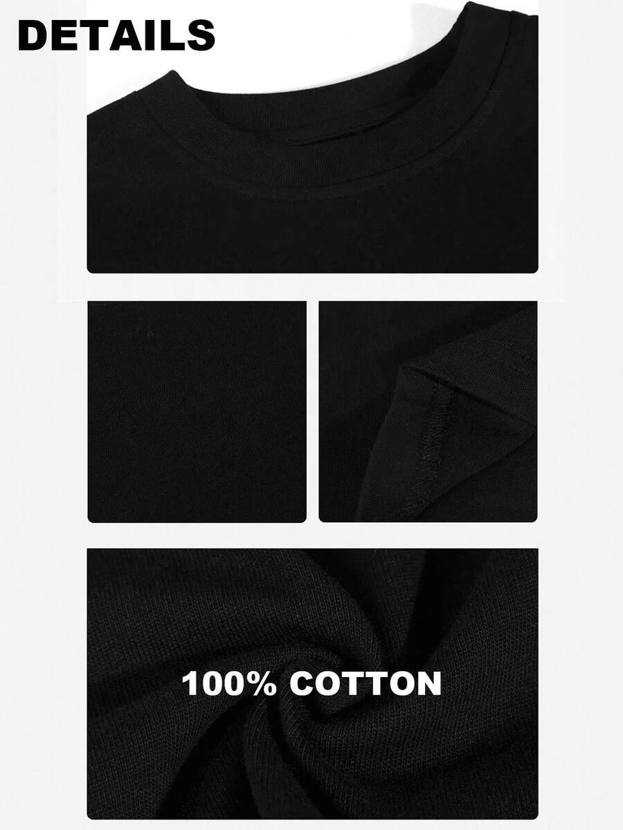 Kaos Pria Bermotif, Cetakan Ga - Street Fashion Essentials ulasan dan harga