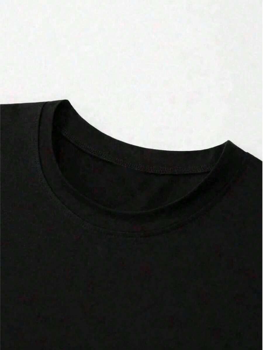 Kaos Pria Bermotif, Cetakan Ga - Street Fashion Essentials ulasan dan harga